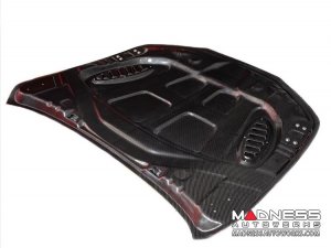 Alfa Romeo Giulia Hood - Carbon Fiber - QV Style